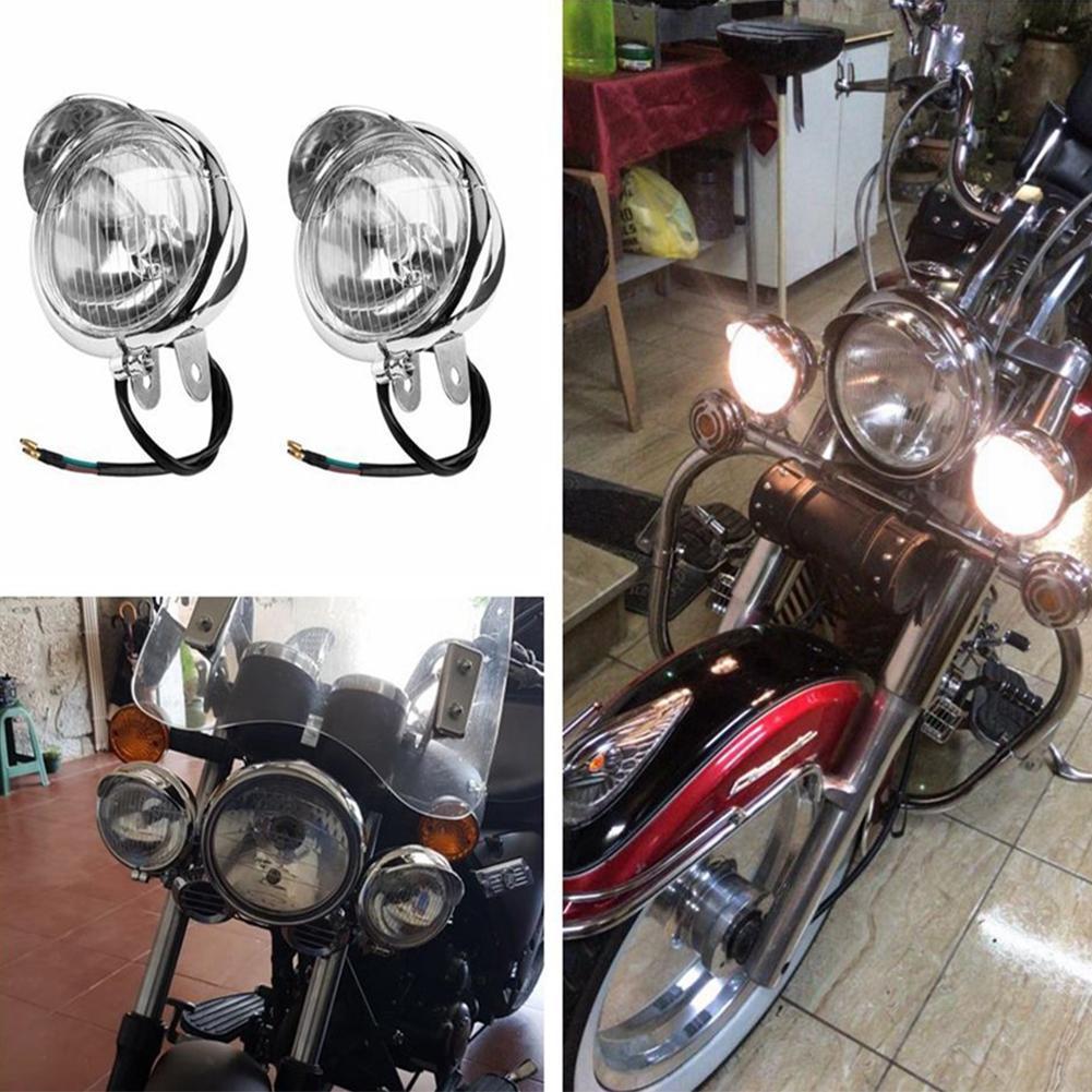 Chrome Universal Motorcycle Fo - Universal Motorcycle Led Headlight Projector 评论和价格