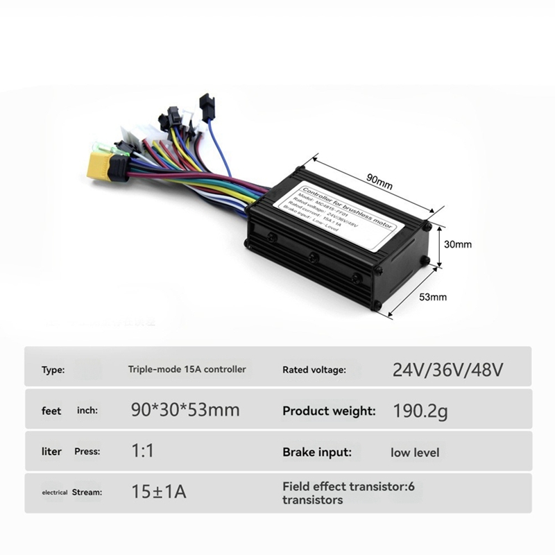 Ebike 3 Mode 24V 36V 48V 15A C - Scooter Parts 评论和价格