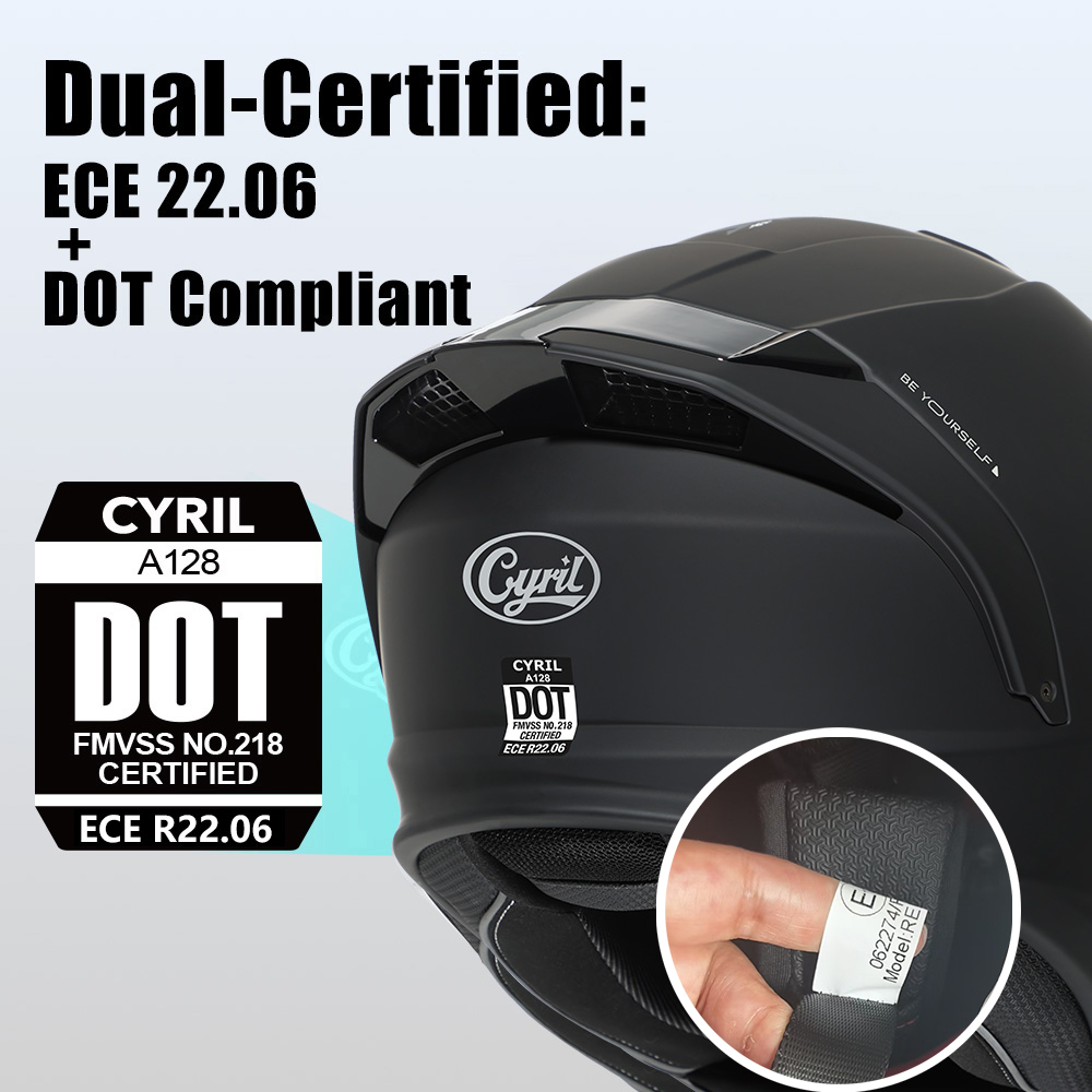 CYRIL Modular Helmet Motorcycl - Modular Flip Up Motorcycle Helmet Dot Approved 评论和价格