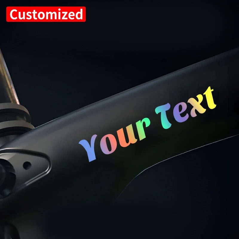 1PC Custom Bicycle Stickers Fr - Motorcycle Helmets 评论和价格
