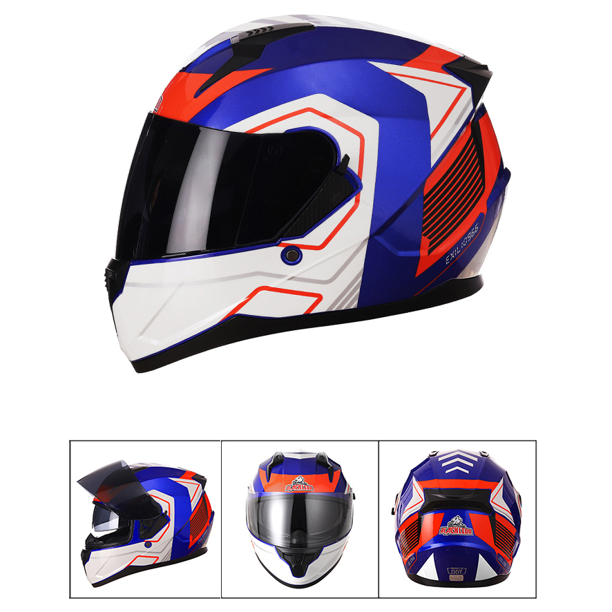 Motorcycle Helmet Full Face Do - Full Face Motorcycle Helmet With Bluetooth 评论和价格